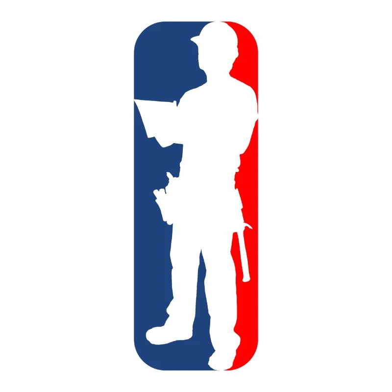 Construction worker logo