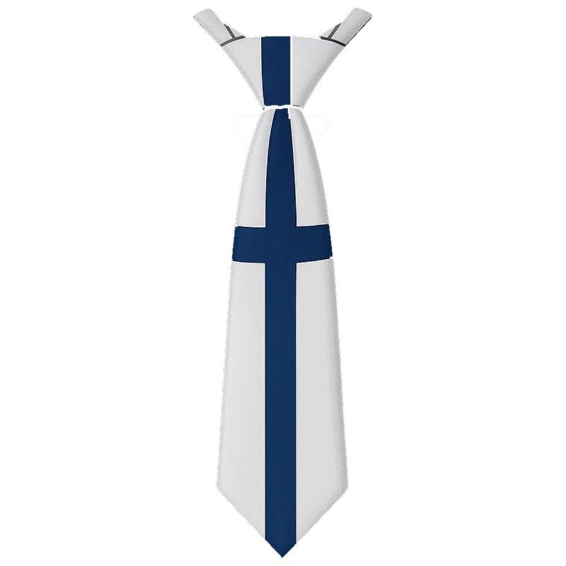 Cravate Finlande – Conception du drapeau