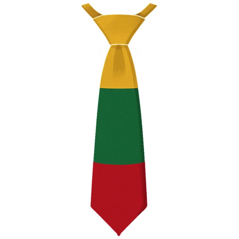 Cravate Lituanie – Drapeau