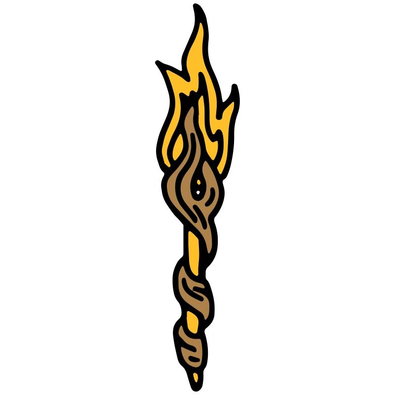 Magic wand torch wizard magic magician