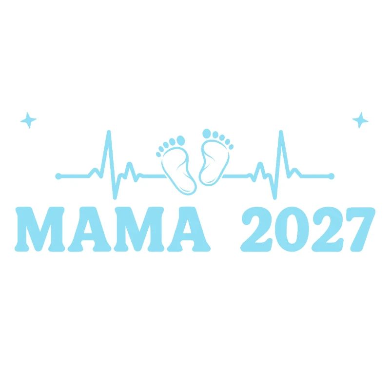 Mama 2027 Beförderung zur Mutter Geschenk