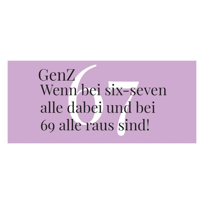 GenZ - sechs sieben - Alle sind dabei