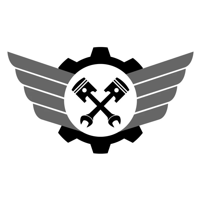 Clé de piston croisée avec engrenage et aile