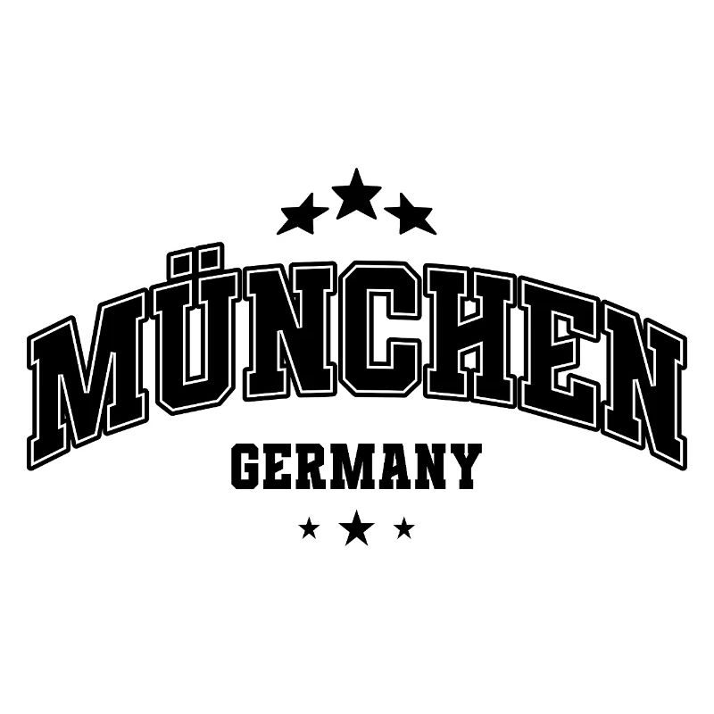 Muenchen Bogen Schriftzug Logo