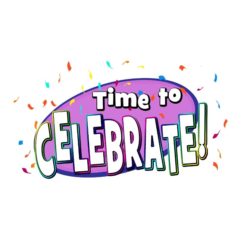 Explosion festive de confettis