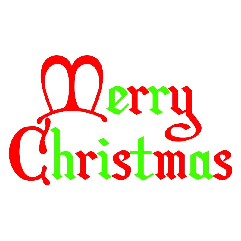 Merry Christmas Gothic Script