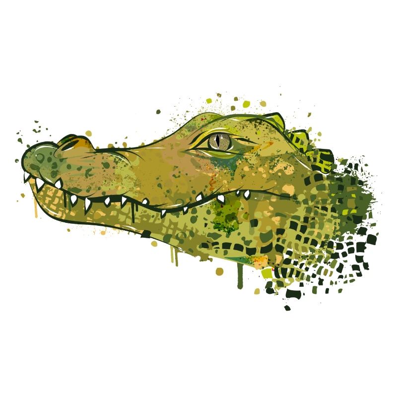 Crocodile Graffiti