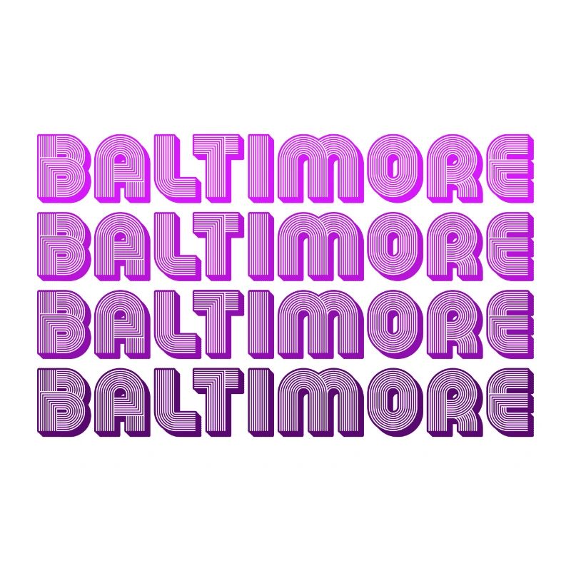 Baltimore Neon Raster
