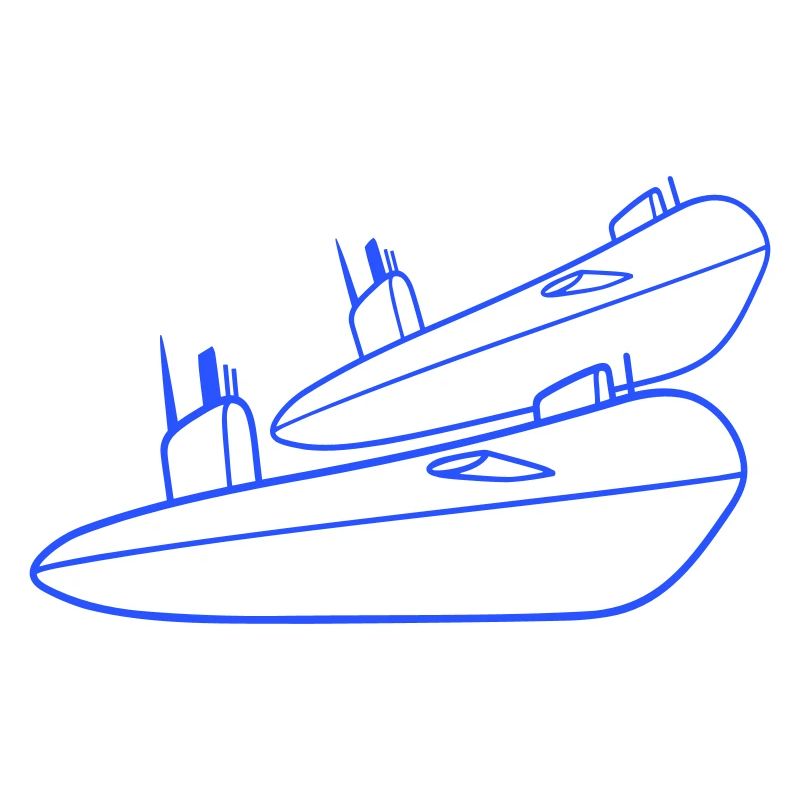 2 Submarines Fleet Two Squadrons Group Team Crew