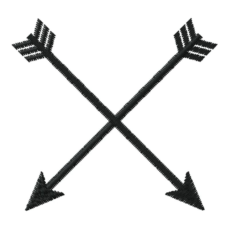 Flèches brodées