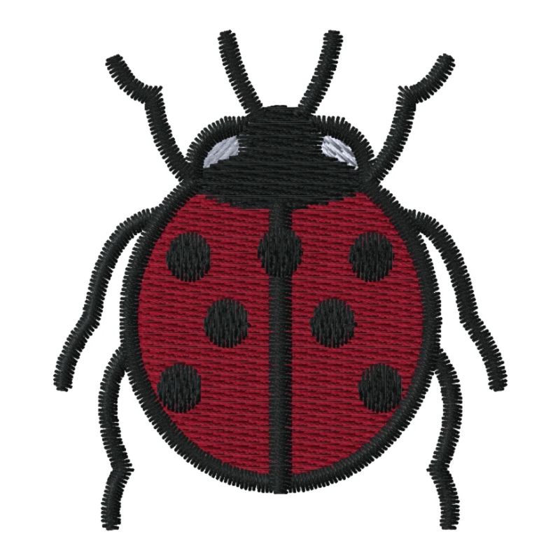 Ladybug embroidered