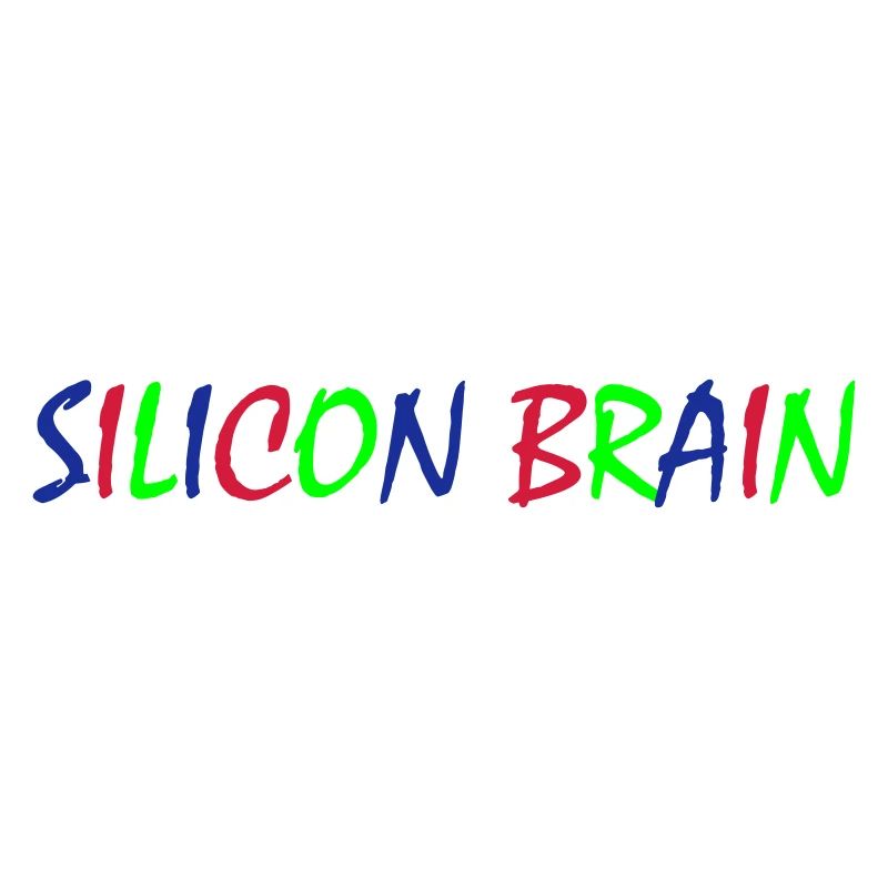 Silicon Brain – Colorful Typography