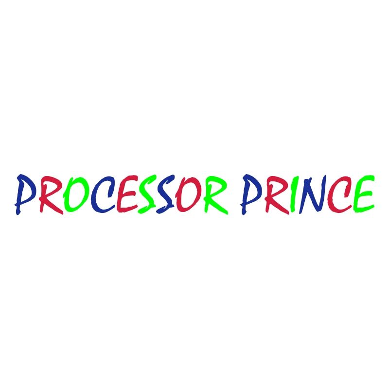 Processor Prince – Colorful Typography