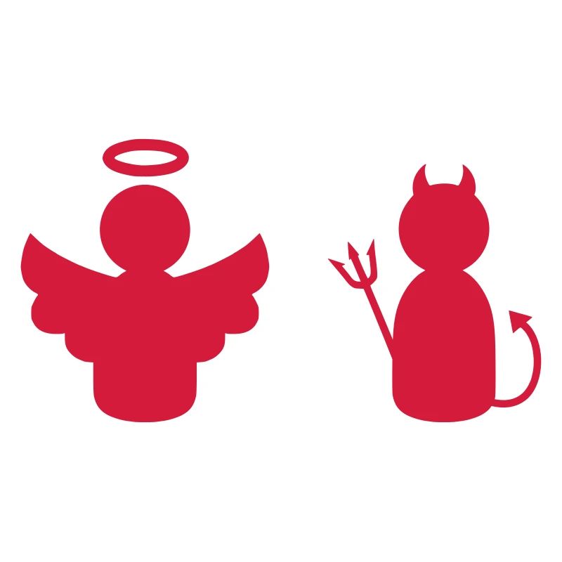 ★ Design colors changeable ★ Angels and Devils