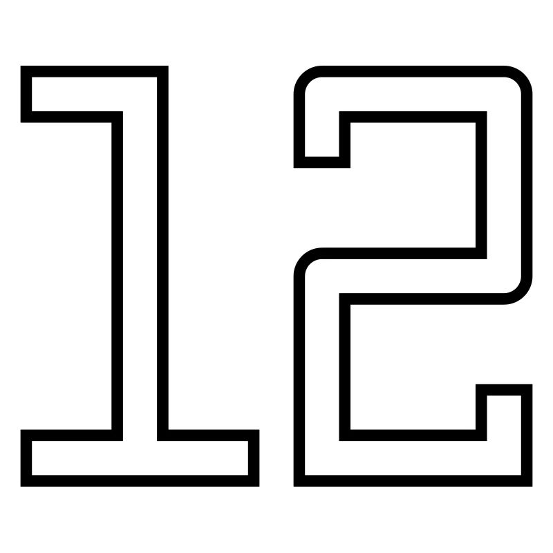 Numéro 12 (Style Université)