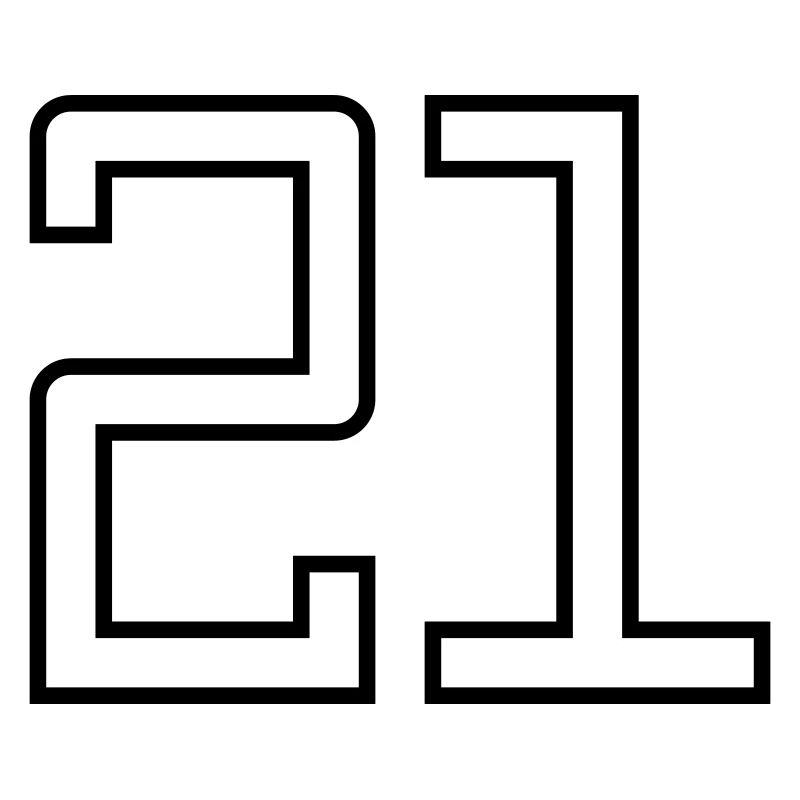 Numéro 21 (Style Université)