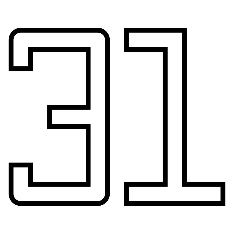 Numéro 31 (Style Université)