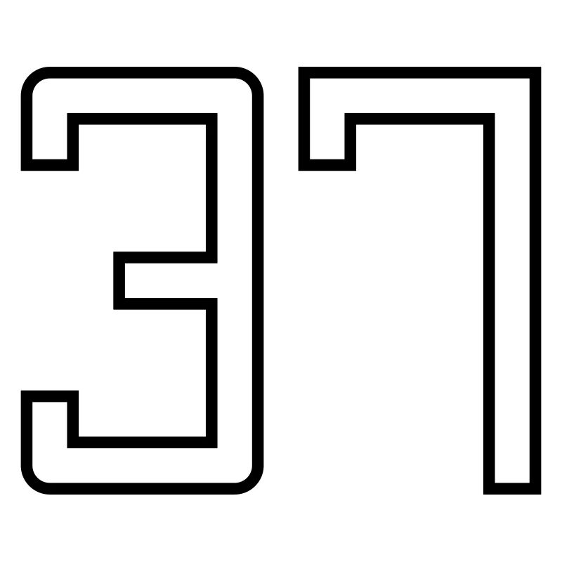 Number 37 (University Style)