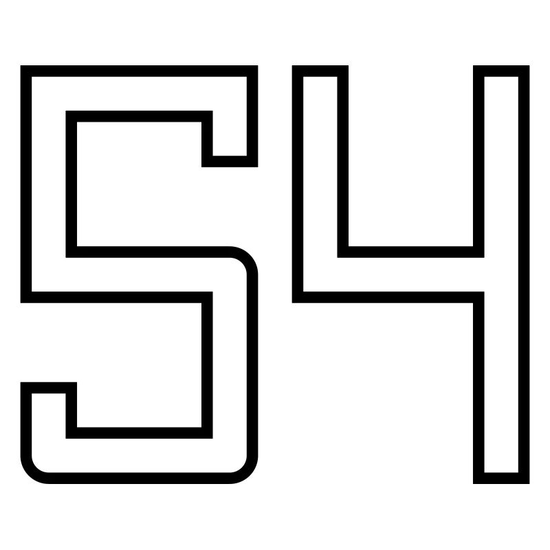 Nummer 54 (Universitätsstil)
