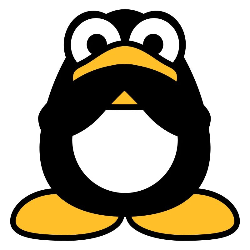 Penguin Nothing Talking Silent Hands Covering Mouth