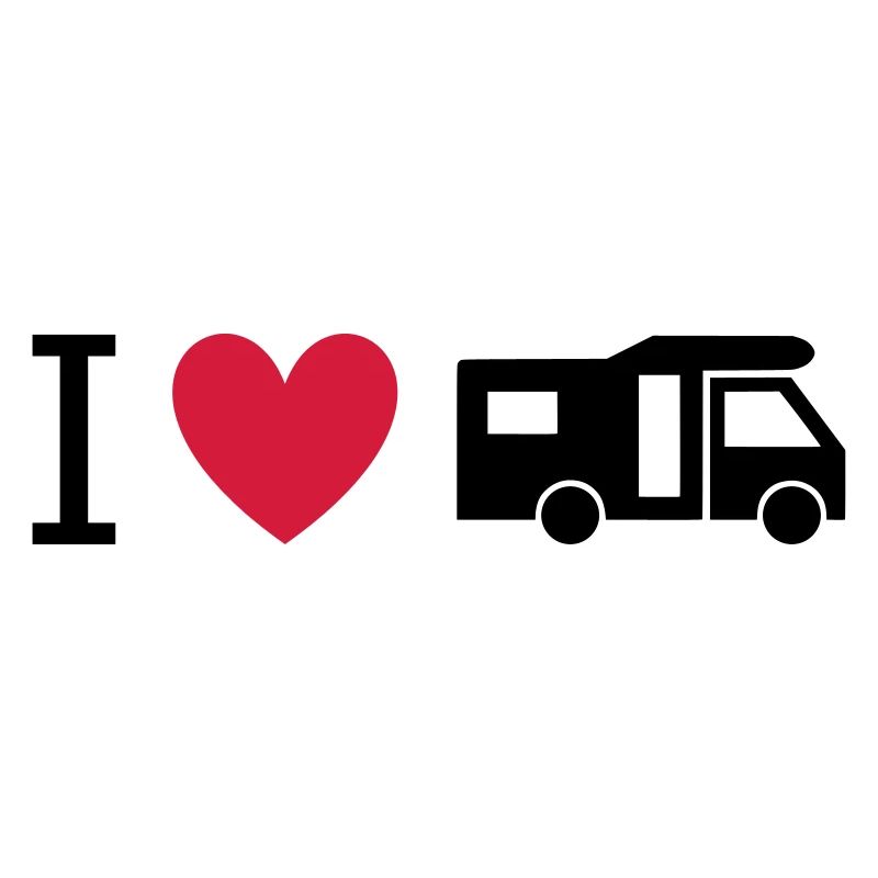 ★ Designfarben änderbar ★ Ich liebe Wohnmobile