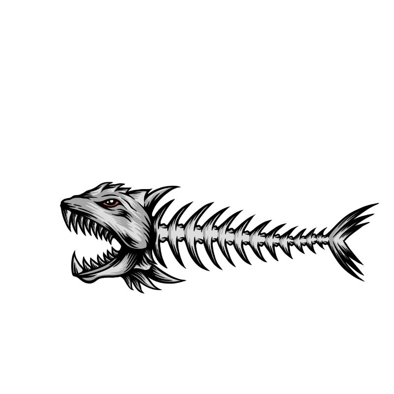 white spiny bone fish