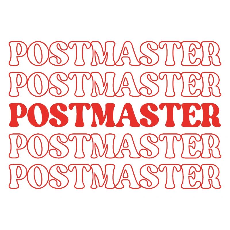 Maître de poste, facteur, directeur de bureau de poste