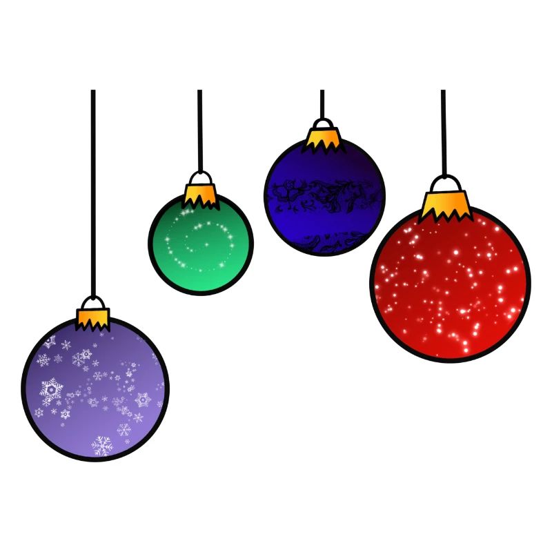 Boules de sapin de Noël - Décoration de Noël