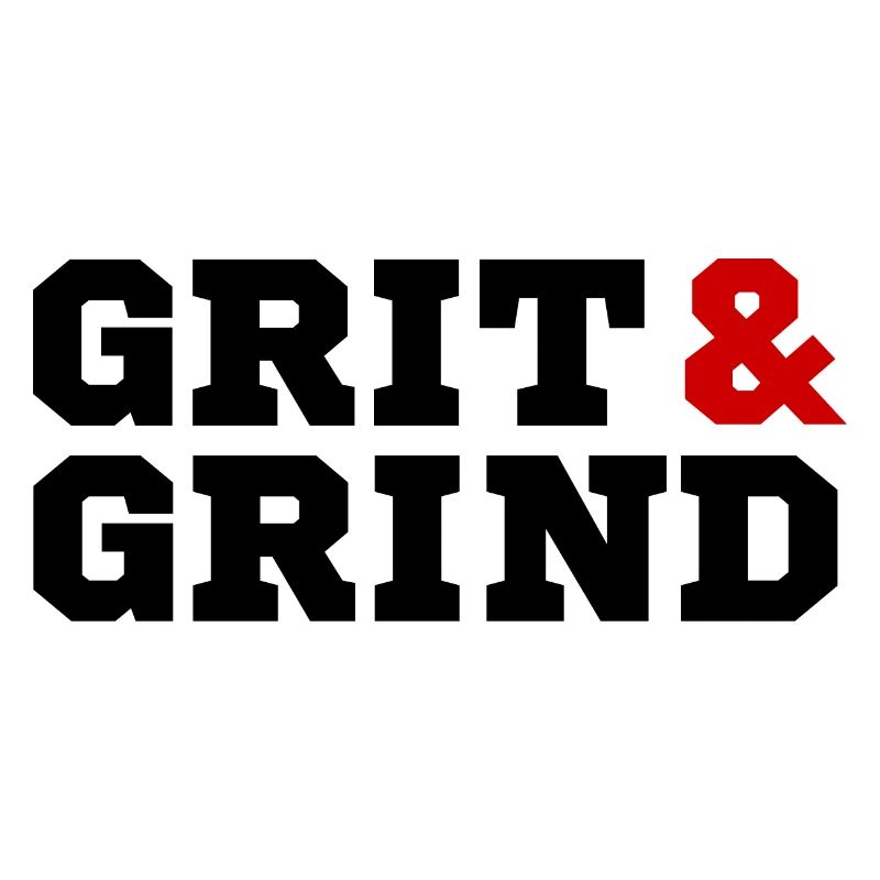 Grit and Grind (black/red)
