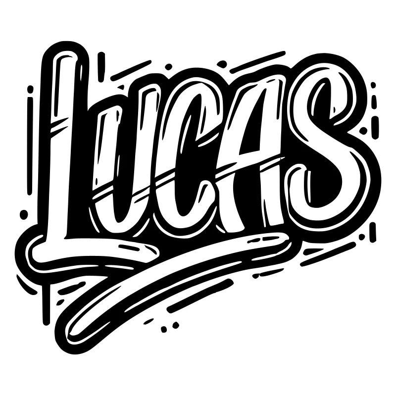 Lucas Name Vorname Graffiti