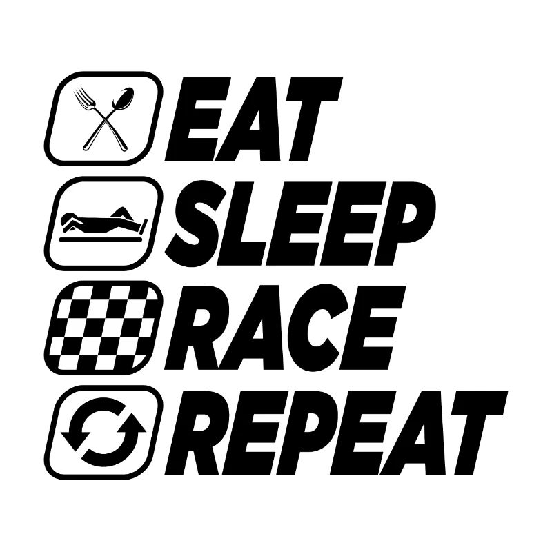 MANGER LA COURSE DU SOMMEIL RÉPÉTER