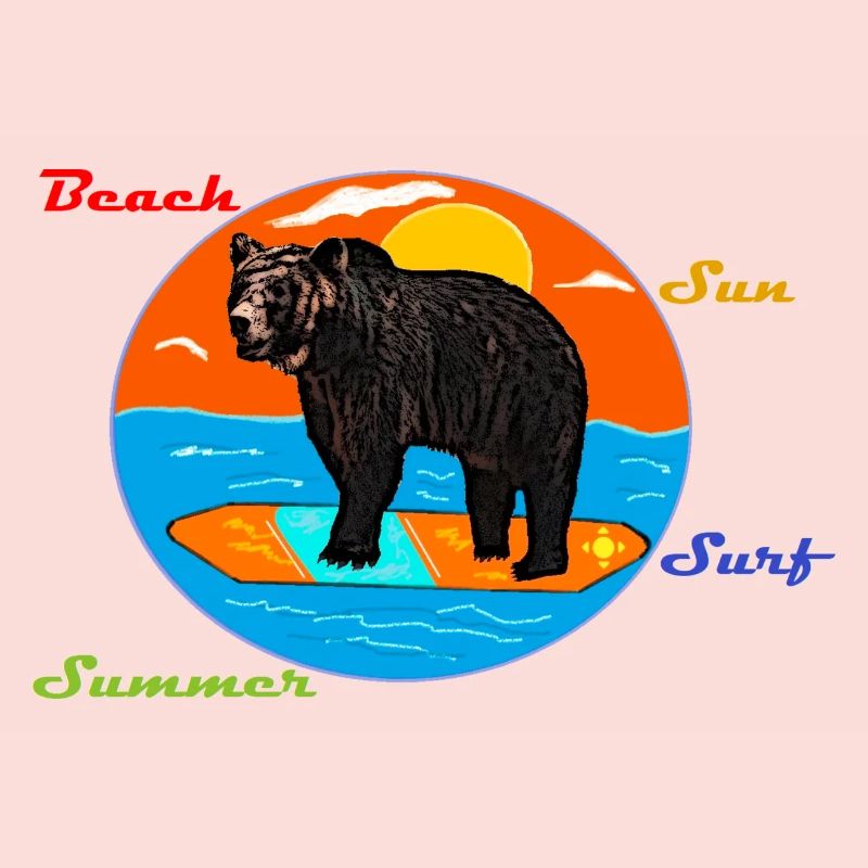 Surfer Bär