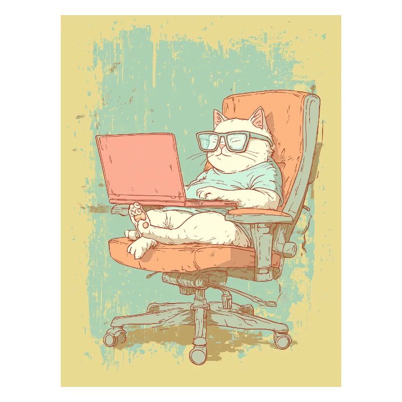 Homeoffice Level: Katze