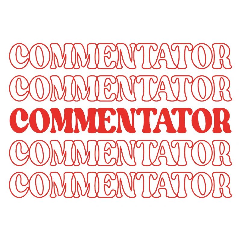 Commentateur Animateur Annonceur Diffuseur