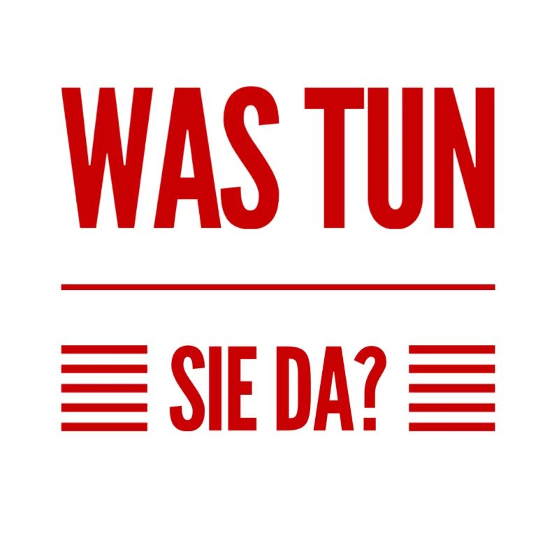 was tun sie da?