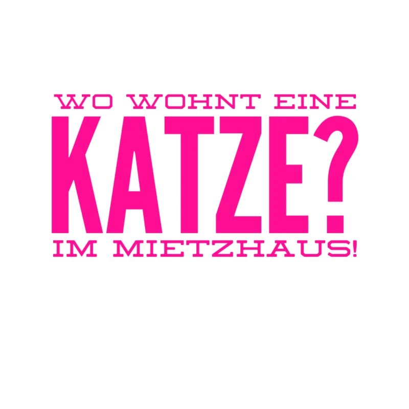 wo wohnt eine Katze?