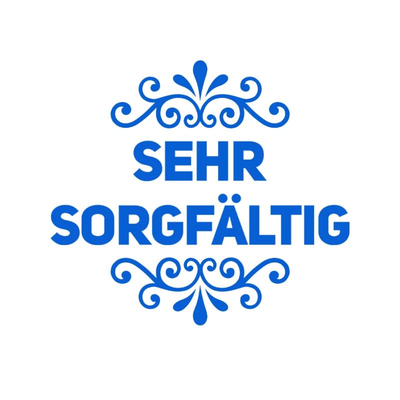 ich mag es sorgfältig