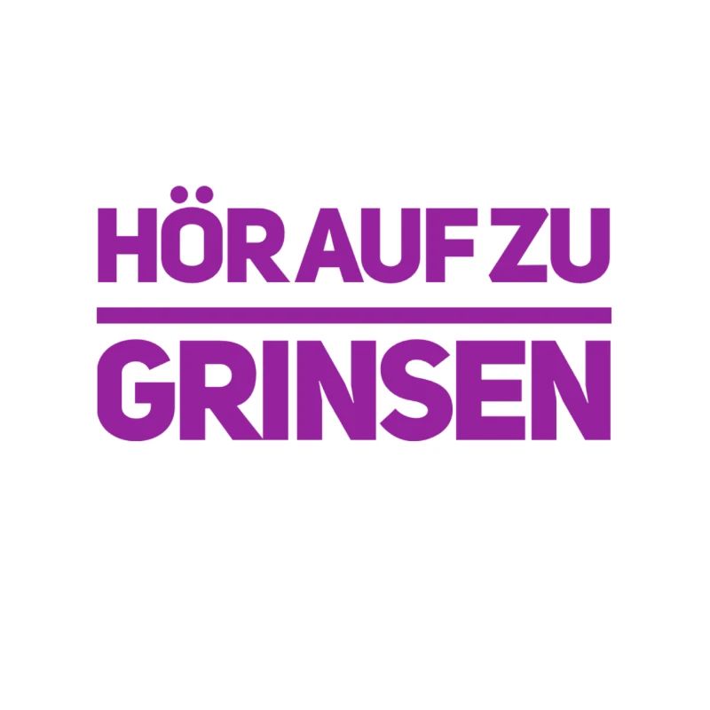 stop das grinsen