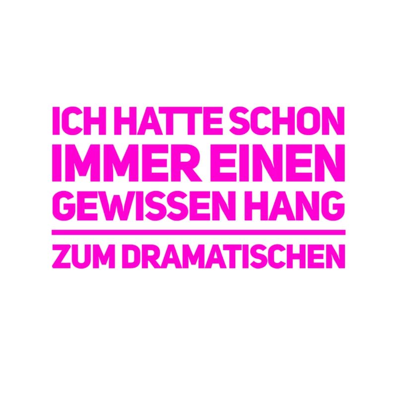 ich mag es dramatisch