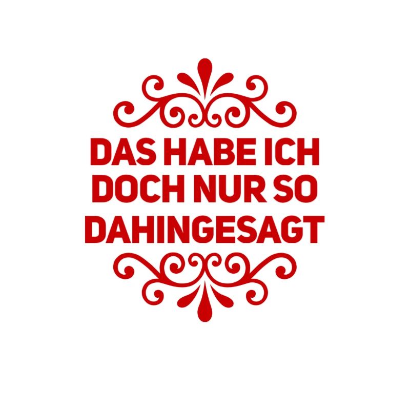 das war ohne Bedeutung