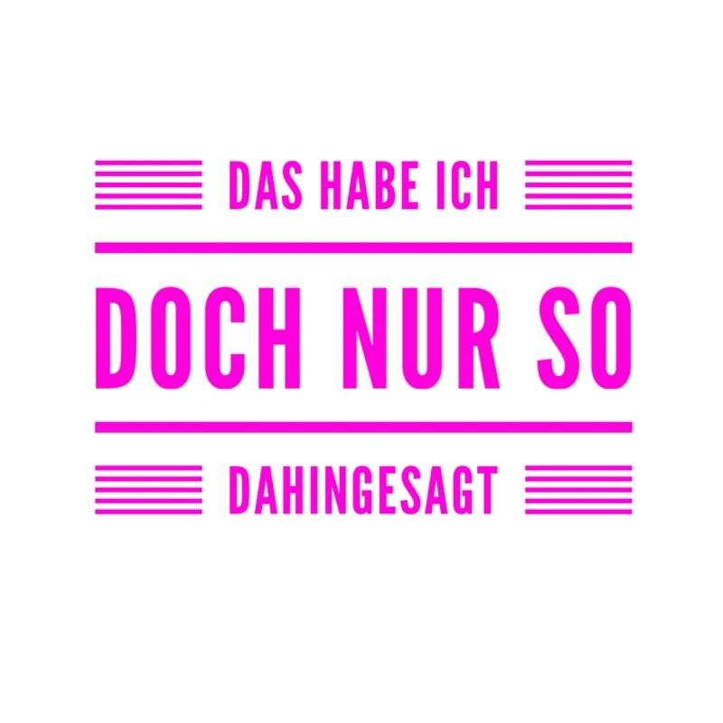 das hatte keine Bedeutung