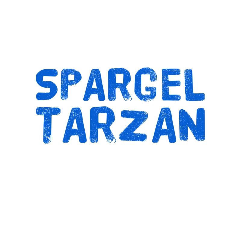 hier steht ein Spargeltarzan