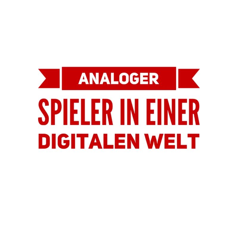 so sieht ein analoger Spieler aus