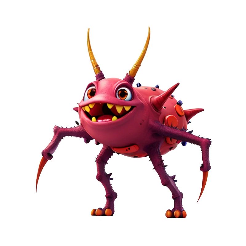 Monstre rouge TickToc