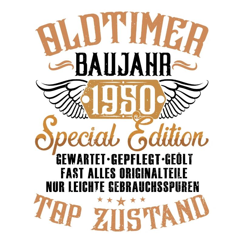 73 Jahre Oldtimer Modell 1950 73. Geburtstag