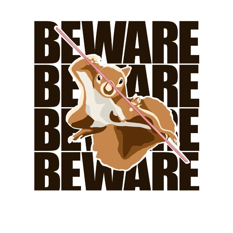 Beware Grauhörnchen Squirrel Fuchshörnchen