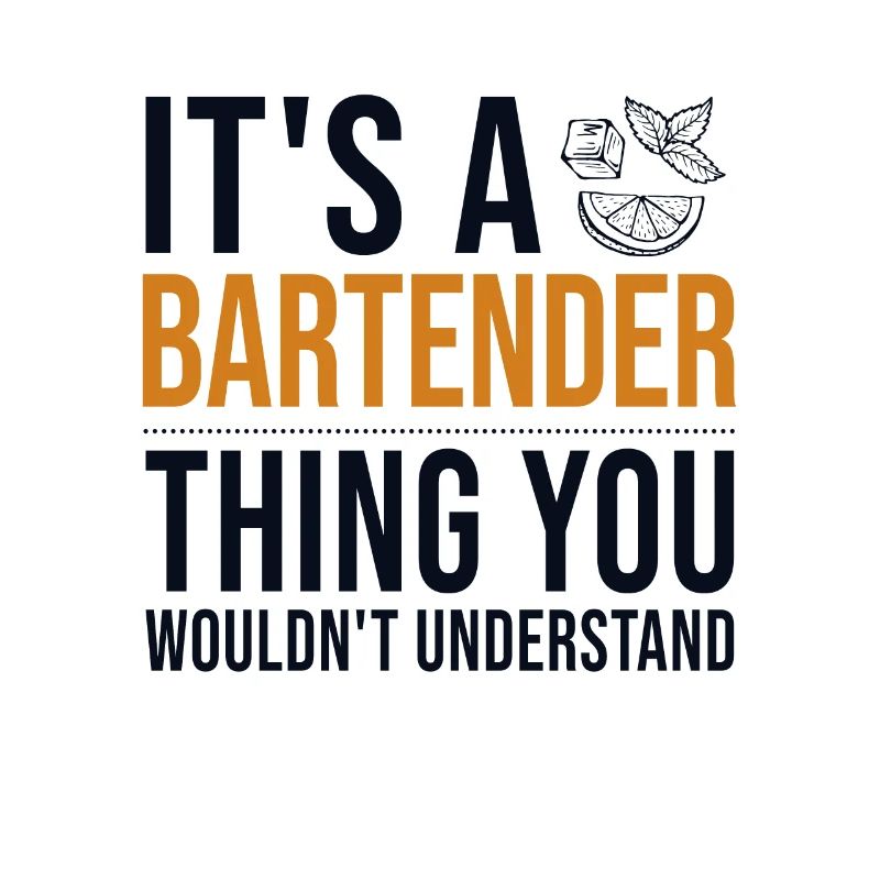 It's a Bartender Thing Barman Bartender Barmaid