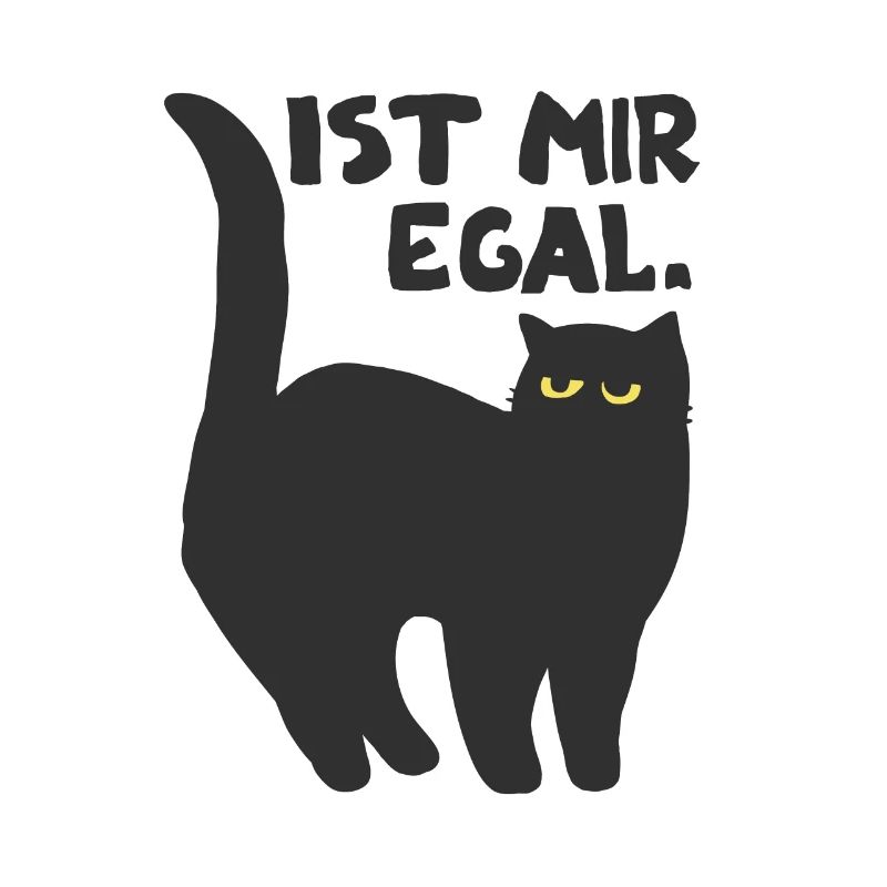 faule Katze Kätzchen Spruch Geschenkidee Katzen