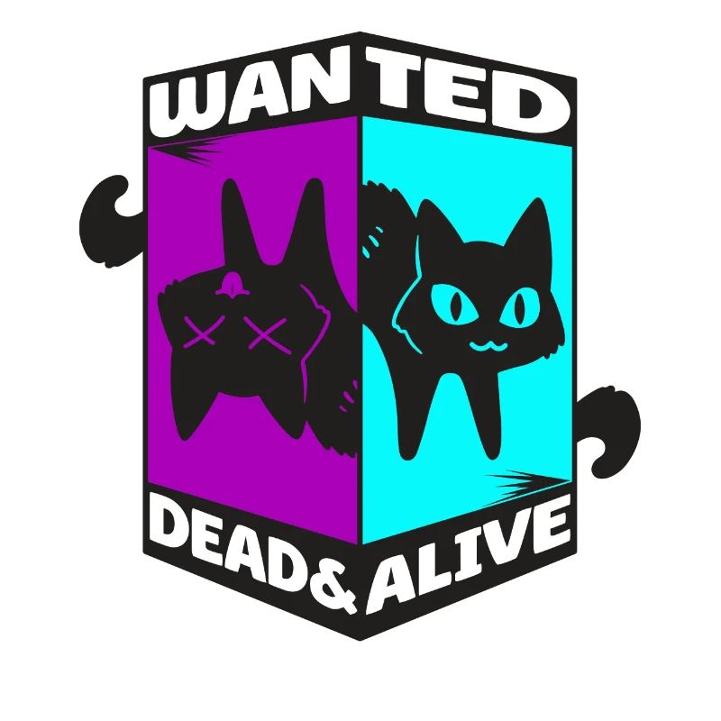 Physique Quantum Nerd Dead Alive Le chat de Schrödinger