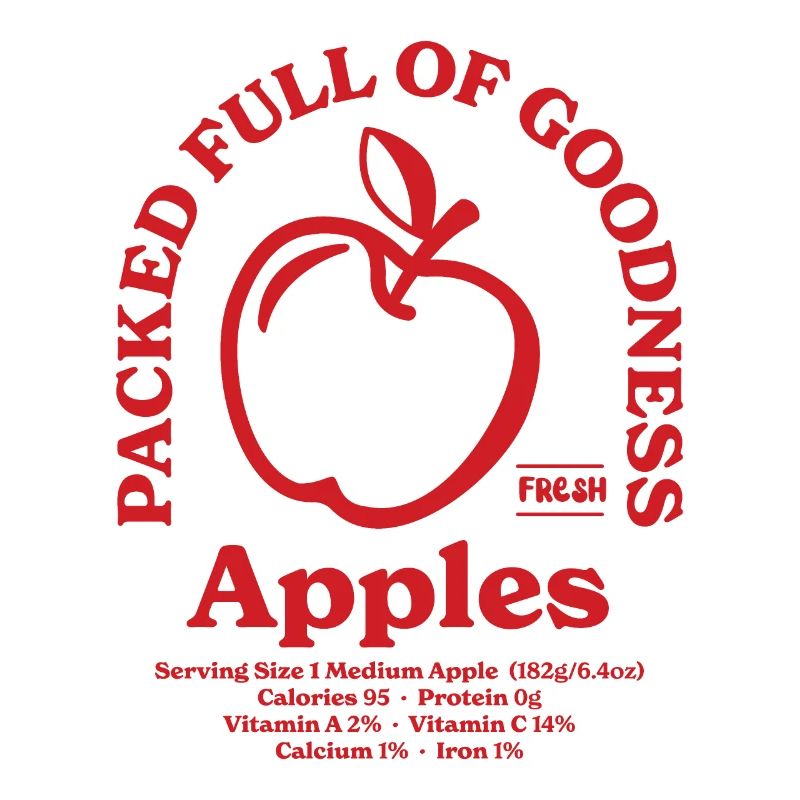 Apples Nutritional Red